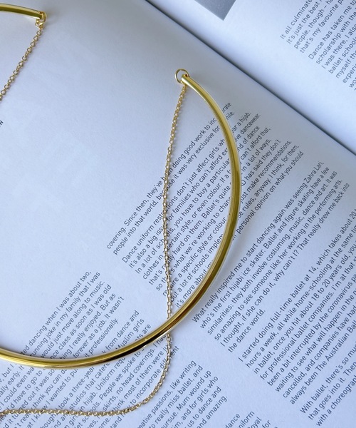 iso（イソ）の「メタルラウンド レイヤード チョーカー ネックカフ（チョーカー・レディース・ゴールド/シルバー・FREE）」の20枚目の写真