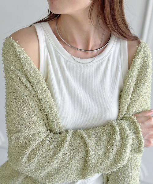 iso（イソ）の「メタルラウンド レイヤード チョーカー ネックカフ（チョーカー・レディース・ゴールド/シルバー・FREE）」の9枚目の写真