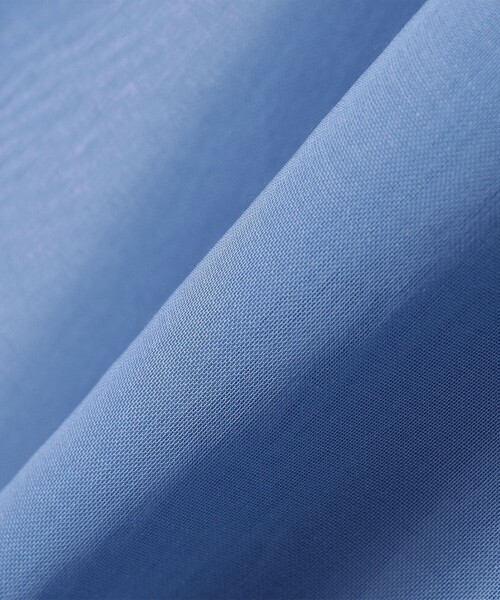 〈手洗い可能〉デザインスリーブシアーシャツ