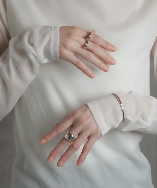 ISOLATION（アイソレーション）の「【ISOLATION / アイソレーション】Silver925 Arc Ring / シルバー925 アークリング（リング・レディース・シルバー・#9/#11/#13）」の20枚目の写真