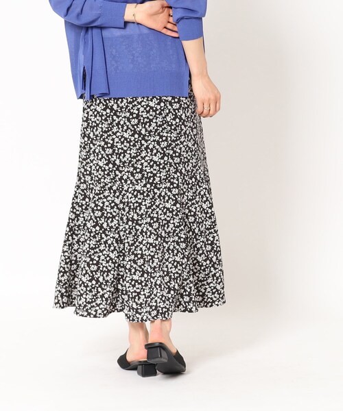 DRESKIP(ドレスキップ)の「◆女性らしさが光る フラワープリント マーメイドスカート(スカート・レディース・ベージュ系その他3/ライトイエロー系1/ブラック系・04/02/03)」の14枚目の写真