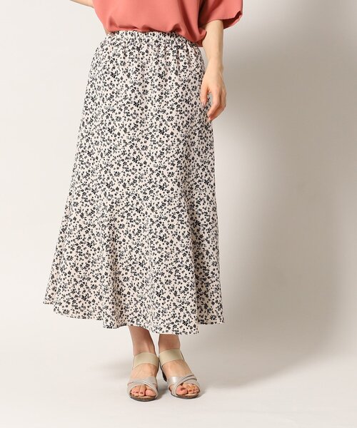 DRESKIP(ドレスキップ)の「◆女性らしさが光る フラワープリント マーメイドスカート(スカート・レディース・ベージュ系その他3/ライトイエロー系1/ブラック系・04/02/03)」の18枚目の写真