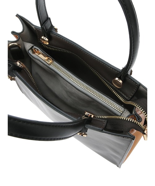 YECCA VECCA（イェッカヴェッカ）の「マルチカラーバッグ（エコバッグ/サブバッグ・レディース・ベージュ/アイボリー/ブラウン・FREE）」の7枚目の写真