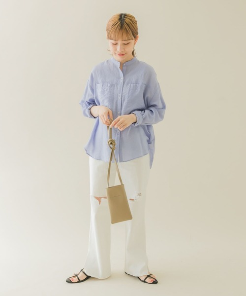 SMELLY（スメリー）の「スクエアミニショルダー（ショルダーバッグ・レディース・ベージュ/アイボリー/ブラック・-）」の16枚目の写真