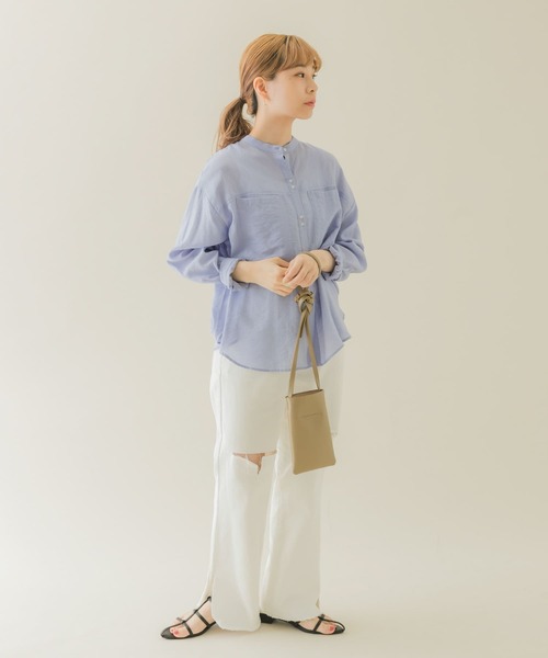 SMELLY（スメリー）の「スクエアミニショルダー（ショルダーバッグ・レディース・ベージュ/アイボリー/ブラック・-）」の17枚目の写真