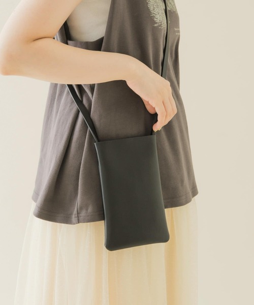 SMELLY（スメリー）の「スクエアミニショルダー（ショルダーバッグ・レディース・ベージュ/アイボリー/ブラック・-）」の21枚目の写真