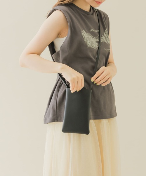 SMELLY（スメリー）の「スクエアミニショルダー（ショルダーバッグ・レディース・ベージュ/アイボリー/ブラック・-）」の22枚目の写真