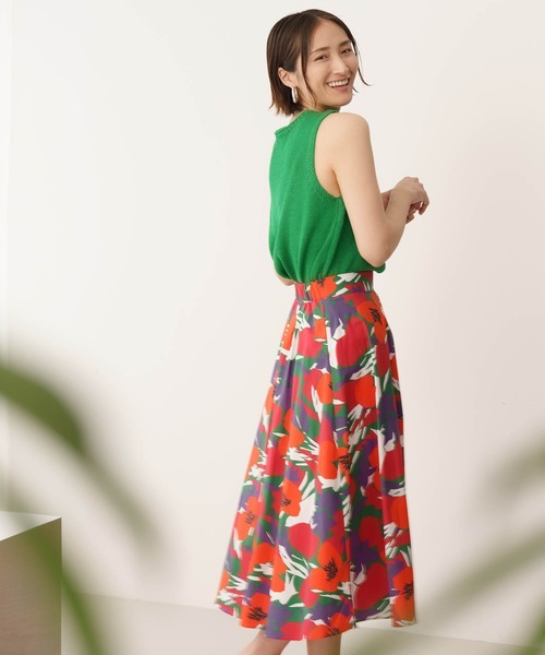 Mia (ミア)の「ノースリーブプルオーバー(サマーニット)(ニット/セーター・レディース・チャコールグレー/カーキブラウン/グリーン・FREE)」の19枚目の写真