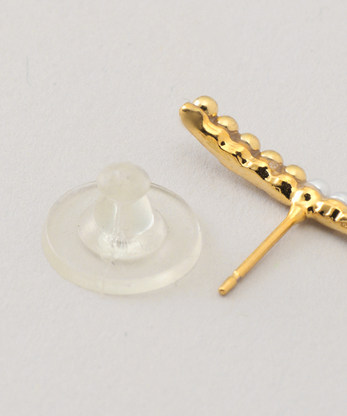 Spick & Span（スピックアンドスパン）の「【jour couture / ジュール クチュール】ゴールドMIXピアス（ピアス（両耳用）・レディース・ゴールド・FREE）」の3枚目の写真