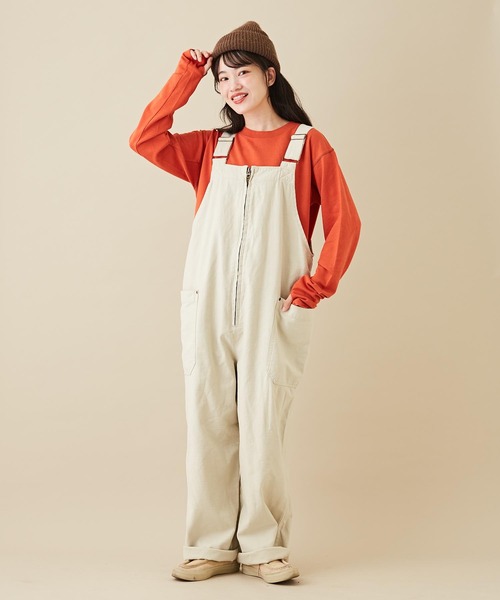 CUBE SUGAR（キューブシュガー）の「インレー裏毛スウェットクルーネックインナー（Tシャツ/カットソー・レディース・ブラック/パープル/ホワイト/オレンジ・M）」の14枚目の写真