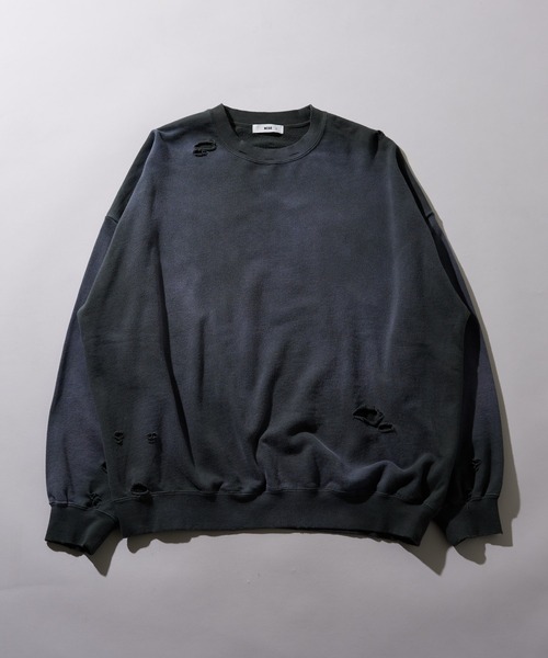WEGO(ウィゴー)の「WEGO/ヴィンテージライクダメージプルオーバー(スウェット・メンズ・ブラック系その他・MEDIUM/LARGE)」の13枚目の写真