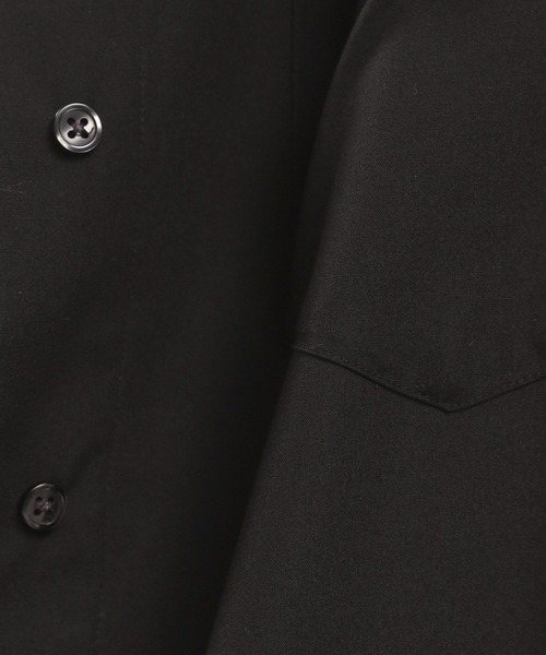 GLOBAL WORK Smile Seed Store（グローバルワーク スマイルシードストア）の「オーバーサイズシャツ/704218（シャツ/ブラウス・レディース・ブラック/ブルー系その他4/オフホワイト/グレー/ブルー系その他5・X-LARGE/SMALL/LARGE/MEDIUM）」の8枚目の写真