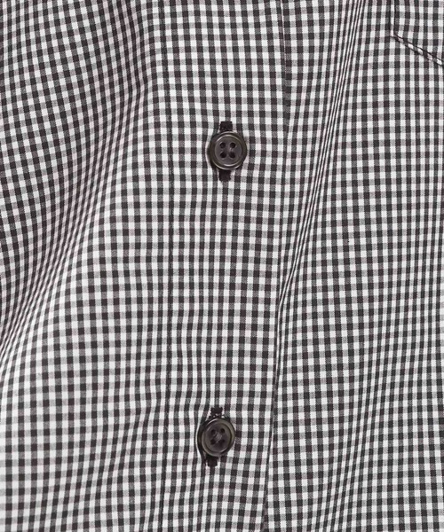 GLOBAL WORK Smile Seed Store（グローバルワーク スマイルシードストア）の「オーバーサイズシャツ/704218（シャツ/ブラウス・レディース・ブラック/ブルー系その他4/オフホワイト/グレー/ブルー系その他5・X-LARGE/SMALL/LARGE/MEDIUM）」の9枚目の写真