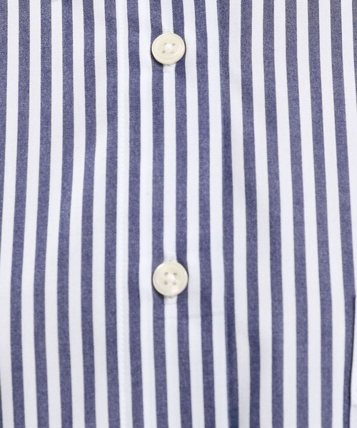 GLOBAL WORK Smile Seed Store（グローバルワーク スマイルシードストア）の「オーバーサイズシャツ/704218（シャツ/ブラウス・レディース・ブラック/ブルー系その他4/オフホワイト/グレー/ブルー系その他5・X-LARGE/SMALL/LARGE/MEDIUM）」の11枚目の写真