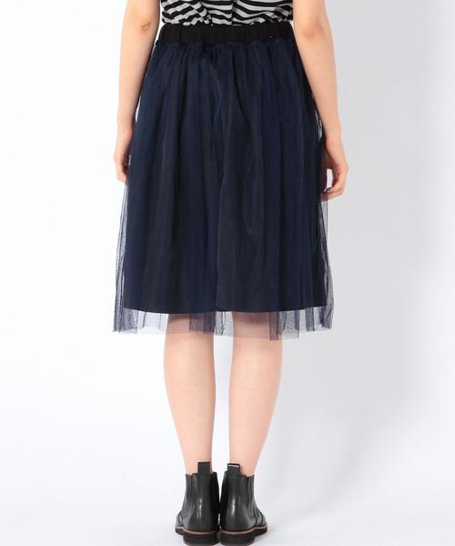 coen（コーエン）の「リバーシブルチュールフレアスカート◆（スカート・レディース・ネイビー/オリーブ・MEDIUM/LARGE）」の15枚目の写真