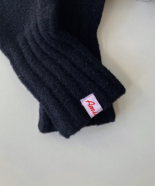 AS KNOW AS plus(アズノゥアズプラス)の「3ぼんゆびミトン(手袋・レディース・グレー/ブラック/パープル/イエロー/ブラウン・FREE)」の14枚目の写真