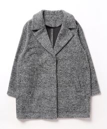 MK MICHEL KLEIN | グレンチェック柄スライバーコート(チェスターコート)
