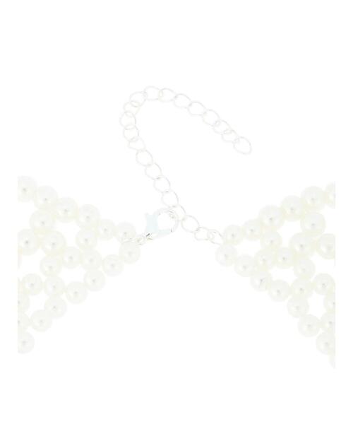 Green　Parks（グリーンパークス）の「・HALF TIME パールカラーネックレスC（ネックレス・レディース・ホワイト・FREE）」の3枚目の写真