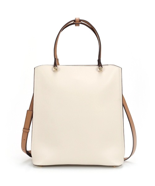 MIAN （ミアン）の「CLIVIA / 縦型A4トートバッグ（トートバッグ・レディース・モカ/ブラック/グレー/アイボリー/グリーン・FREE）」の7枚目の写真