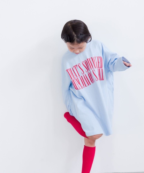 LOWRYS FARM（ローリーズファーム）の「ＵＳＡプリントＢＩＧワンピース　 982922（ワンピース・キッズ・ブルー/ネイビー/レッド/グレー/グレー系その他・110cm/130cm/120cm/150cm/140cm）」の20枚目の写真