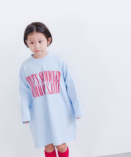 LOWRYS FARM（ローリーズファーム）の「ＵＳＡプリントＢＩＧワンピース　 982922（ワンピース・キッズ・ブルー/ネイビー/レッド/グレー/グレー系その他・110cm/130cm/120cm/150cm/140cm）」の21枚目の写真