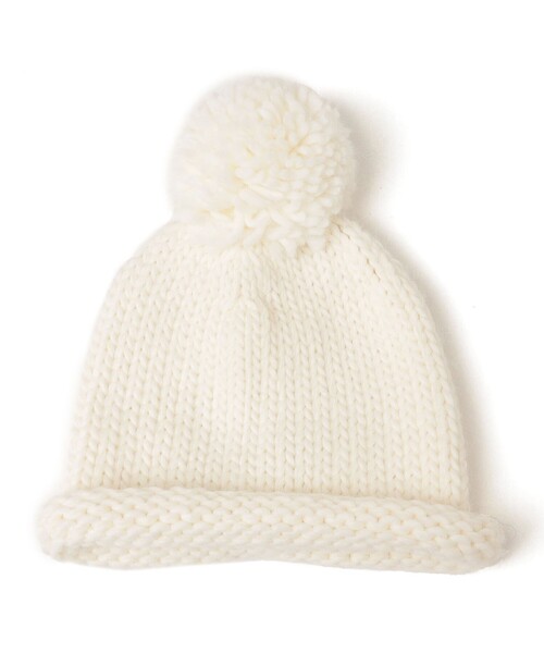 SHIPS（シップス）の「SANTELLI FRANCESCA:ニット帽 ◇（ニットキャップ/ビーニー・レディース・ナチュラル/グレー・ONE SIZE）」の3枚目の写真