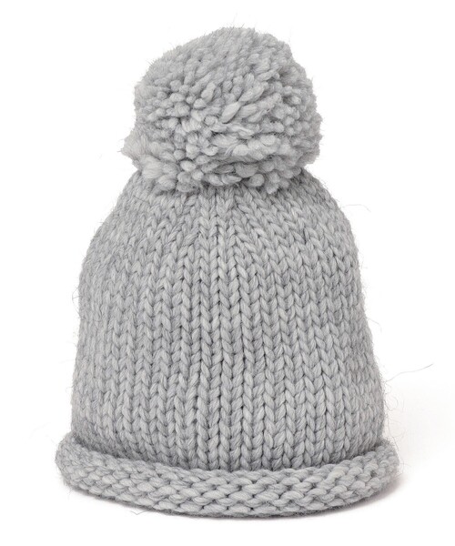 SHIPS（シップス）の「SANTELLI FRANCESCA:ニット帽 ◇（ニットキャップ/ビーニー・レディース・ナチュラル/グレー・ONE SIZE）」の7枚目の写真