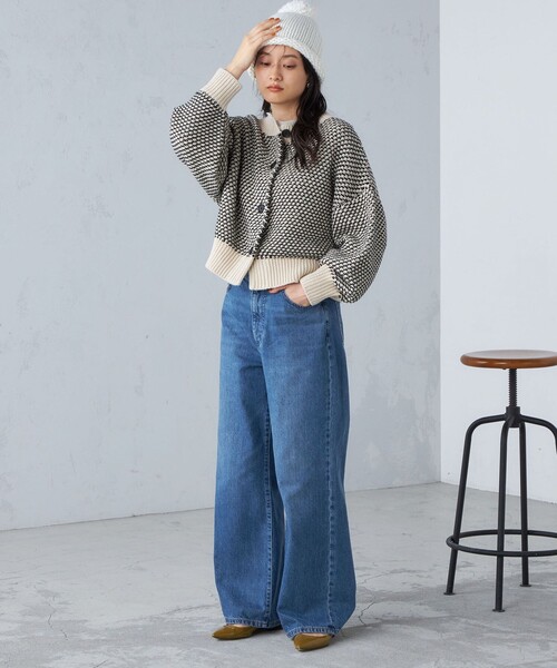 SHIPS（シップス）の「SANTELLI FRANCESCA:ニット帽 ◇（ニットキャップ/ビーニー・レディース・ナチュラル/グレー・ONE SIZE）」の10枚目の写真