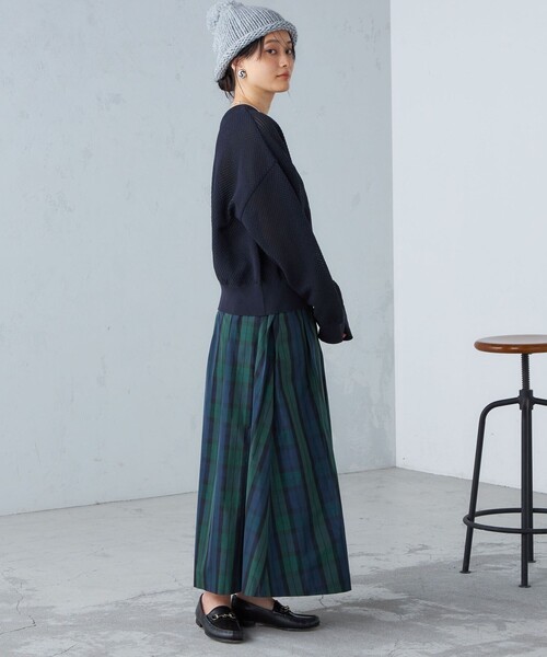 SHIPS（シップス）の「SANTELLI FRANCESCA:ニット帽 ◇（ニットキャップ/ビーニー・レディース・ナチュラル/グレー・ONE SIZE）」の13枚目の写真