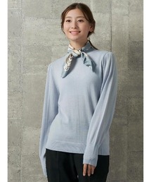 Perfect Suit FActory | イタリー糸　ハイネックニット　オフホワイト/イエロー/サックス/ネイビー/ワイン(ニット/セーター)