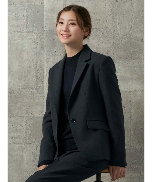 Perfect Suit FActory（パーフェクトスーツファクトリー）の「イタリー糸　ハイネックニット　オフホワイト/イエロー/サックス/ネイビー/ワイン（ニット/セーター・レディース・オフホワイト/サックスブルー/ワイン/イエロー/ネイビー・L/M/S）」の21枚目の写真