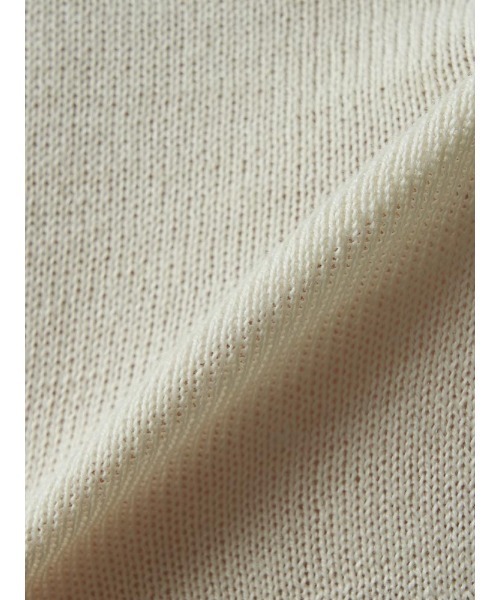 Perfect Suit FActory（パーフェクトスーツファクトリー）の「イタリー糸　ハイネックニット　オフホワイト/イエロー/サックス/ネイビー/ワイン（ニット/セーター・レディース・オフホワイト/サックスブルー/ワイン/イエロー/ネイビー・L/M/S）」の6枚目の写真