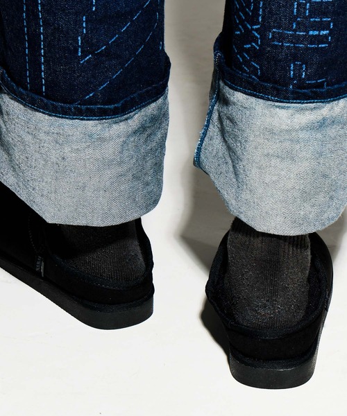 MEI(メイ)の「【 MEI / メイ 】 メンズ フェイク ムートン マウンテン スリッポン MOUTON SLIPON(MENS)(スリッポン・メンズ・キャメル/ブラック/グレー/ダークブラウン/ベージュ・M/L/S)」の7枚目の写真