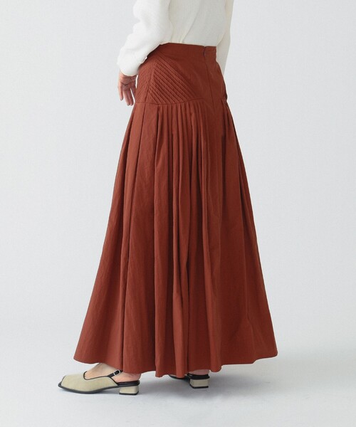 RBS(アールビーエス)の「RBS / キリカエ ギャザー スカート(スカート・レディース・ブラック/ダークブラウン・0/1)」の12枚目の写真