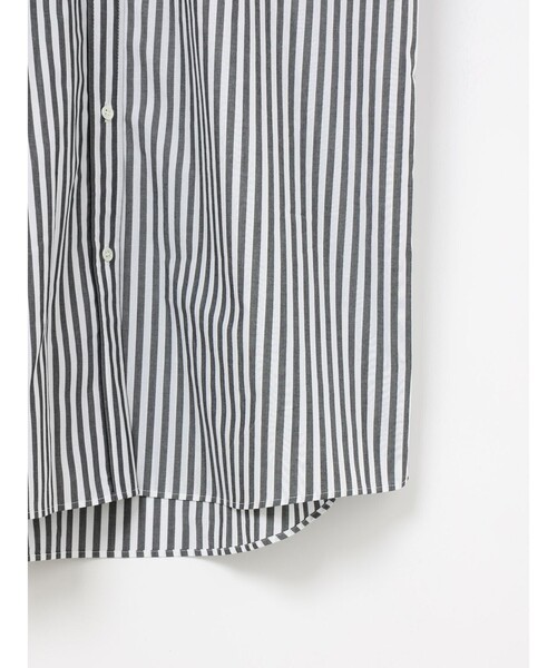 MidiUmi（ミディウミ）の「MidiUmi ワイドシャツワンピース（シャツワンピース・レディース・ブラック/オフホワイト/ブルー・FREE）」の11枚目の写真