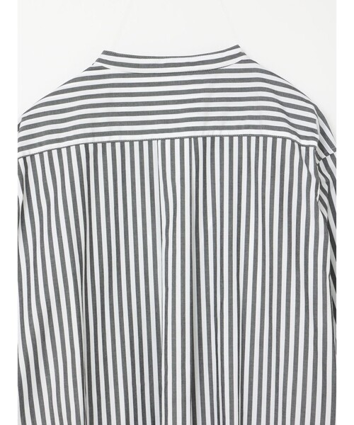 MidiUmi（ミディウミ）の「MidiUmi ワイドシャツワンピース（シャツワンピース・レディース・ブラック/オフホワイト/ブルー・FREE）」の13枚目の写真