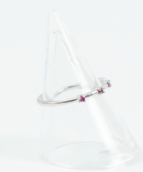 whim（ウィム）の「Tiny pink stones ring（リング・レディース・シルバー/ゴールド・FREE）」の3枚目の写真