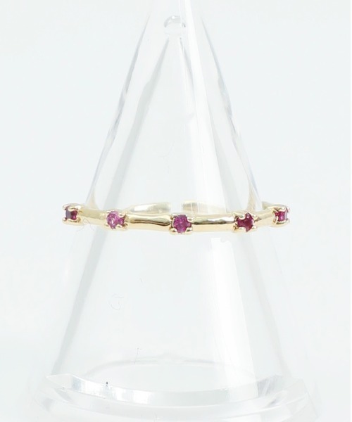 whim（ウィム）の「Tiny pink stones ring（リング・レディース・シルバー/ゴールド・FREE）」の5枚目の写真