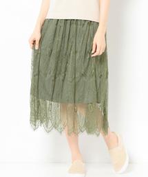 Another Edition | レースロングスカート/AEFC LACE LONG SK(スカート)