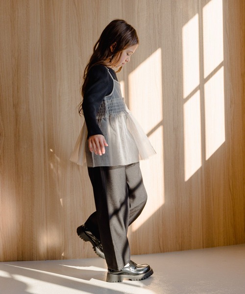 GLOBAL WORK（グローバルワーク）の「チュールキャミセット長袖/994147（Tシャツ/カットソー・キッズ・ブラック/グレー・120cm/130cm/160cm/150cm/140cm/170cm）」の18枚目の写真