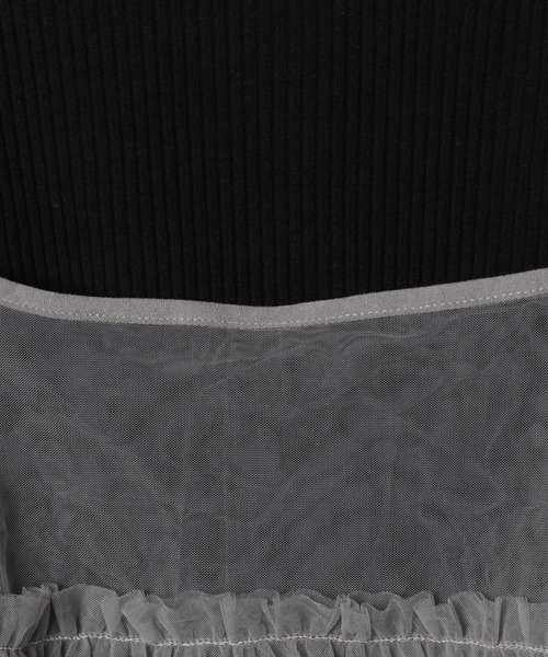 GLOBAL WORK（グローバルワーク）の「チュールキャミセット長袖/994147（Tシャツ/カットソー・キッズ・ブラック/グレー・120cm/130cm/160cm/150cm/140cm/170cm）」の3枚目の写真