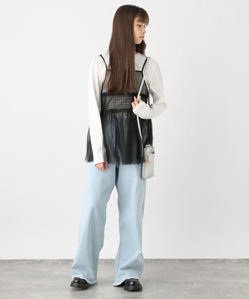 GLOBAL WORK（グローバルワーク）の「チュールキャミセット長袖/994147（Tシャツ/カットソー・キッズ・ブラック/グレー・120cm/130cm/160cm/150cm/140cm/170cm）」の11枚目の写真