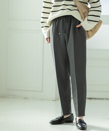 OPAQUE.CLIP | ≪SS-LLsize≫ イージーテーパードパンツ/メランジツイル【ストレッチ/イージーケア/洗濯機洗い可】(その他パンツ)