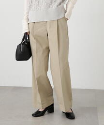 N.(N. Natural Beauty Basic) | 【S Size Line】◆ストレートタックパンツ(スラックス)