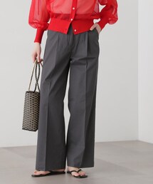 N.（N. Natural Beauty Basic） | 【S Size Line】◆ストレートタックパンツ(スラックス)