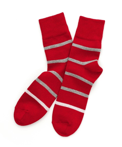 OBSCURE SOCKS(オブスキュア ソックス)の「OBSCURE SOCKS オブスキュアソックス BOUGAINVILLEA Men’s ブーゲンビリア メンズ 靴下 25~28cm(ソックス/靴下・メンズ・レッド/アイボリー/ブルー/ネイビー・FREE)」の4枚目の写真