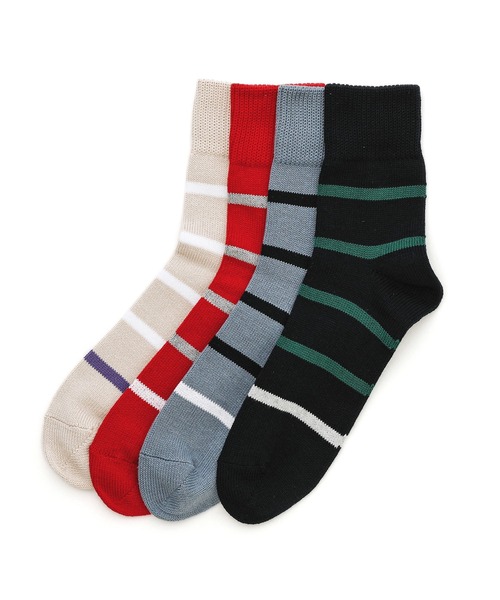 OBSCURE SOCKS(オブスキュア ソックス)の「OBSCURE SOCKS オブスキュアソックス BOUGAINVILLEA Men’s ブーゲンビリア メンズ 靴下 25~28cm(ソックス/靴下・メンズ・レッド/アイボリー/ブルー/ネイビー・FREE)」の6枚目の写真