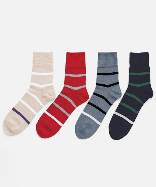 OBSCURE SOCKS(オブスキュア ソックス)の「OBSCURE SOCKS オブスキュアソックス BOUGAINVILLEA Men’s ブーゲンビリア メンズ 靴下 25~28cm(ソックス/靴下・メンズ・レッド/アイボリー/ブルー/ネイビー・FREE)」の14枚目の写真