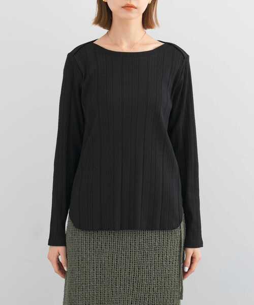 URBAN RESEARCH ROSSO WOMEN（アーバンリサーチ　ロッソ）の「UVカットラウンドヘムテレコプルオーバー（Tシャツ/カットソー・レディース・ブラック/オフホワイト/ベージュ系その他・FREE）」の19枚目の写真