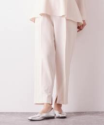 Lourmarin | メランジツイルタックテーパードパンツ(その他パンツ)